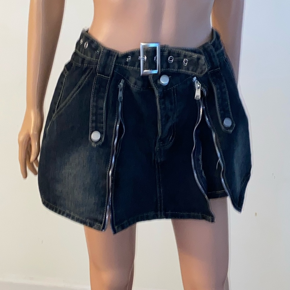 Denim Skort